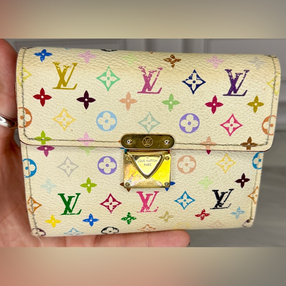 Louis Vuitton x Murakami White Multicolor Koala Compact Wallet | Full Inclusion - Picture 3 of 12